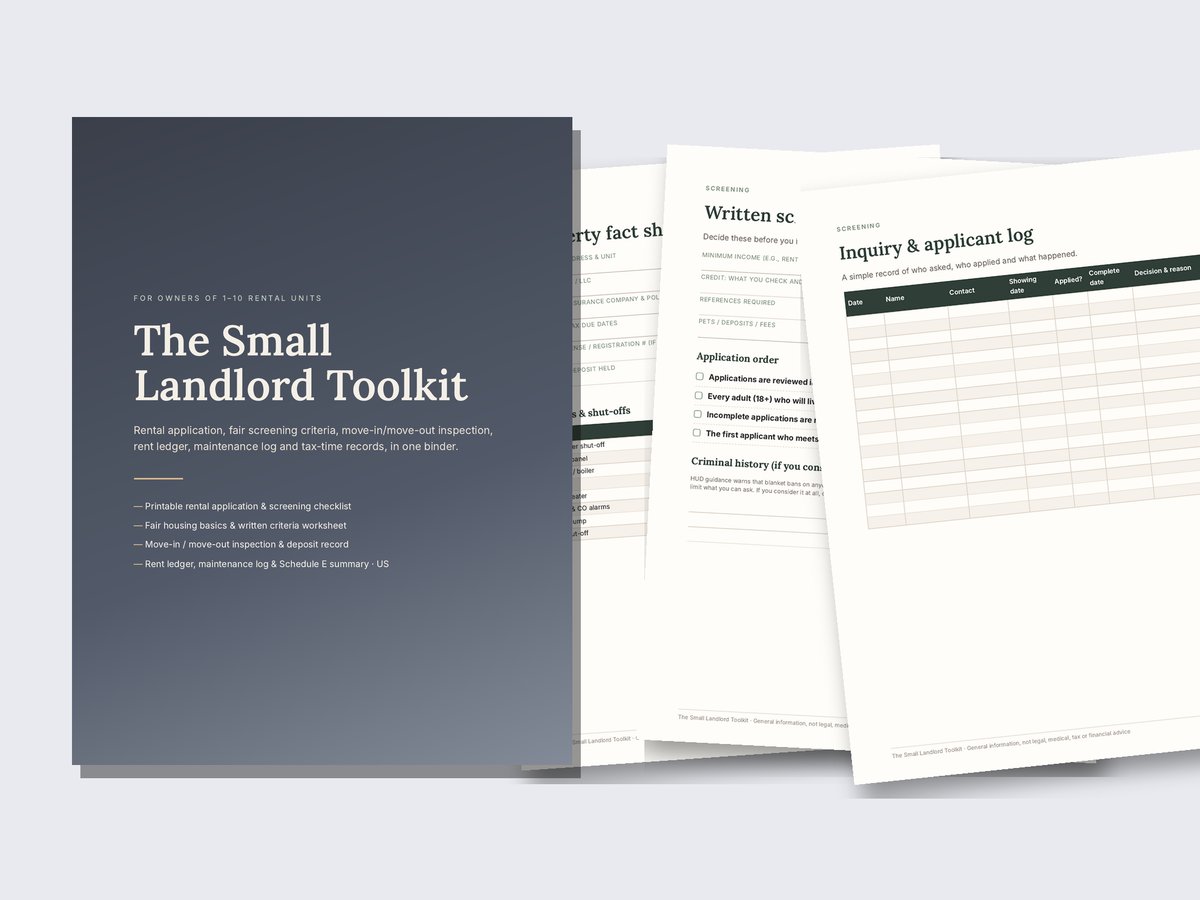 Small Landlord Toolkit preview